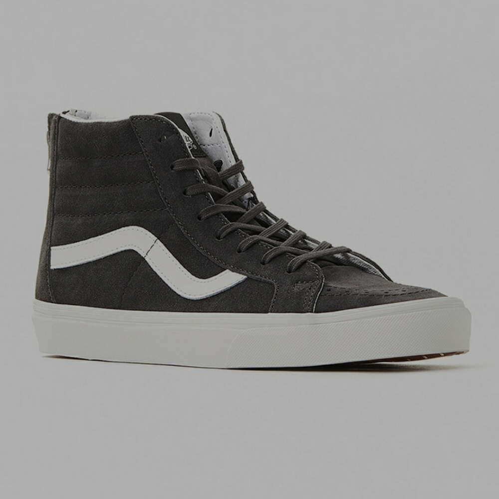 GUC Vans Sk8-Hi Suede Raven/Blanc de Blanc